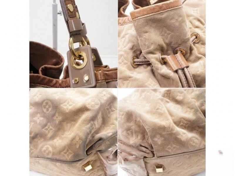 Authentic Pre-Owned Louis Vuitton 2009 Limited Edition Monogram Suede & Patent Leather Irene Bag M47928 - Vintage Luxury Handbag for Women, Perfect for Parties & Special Occasions