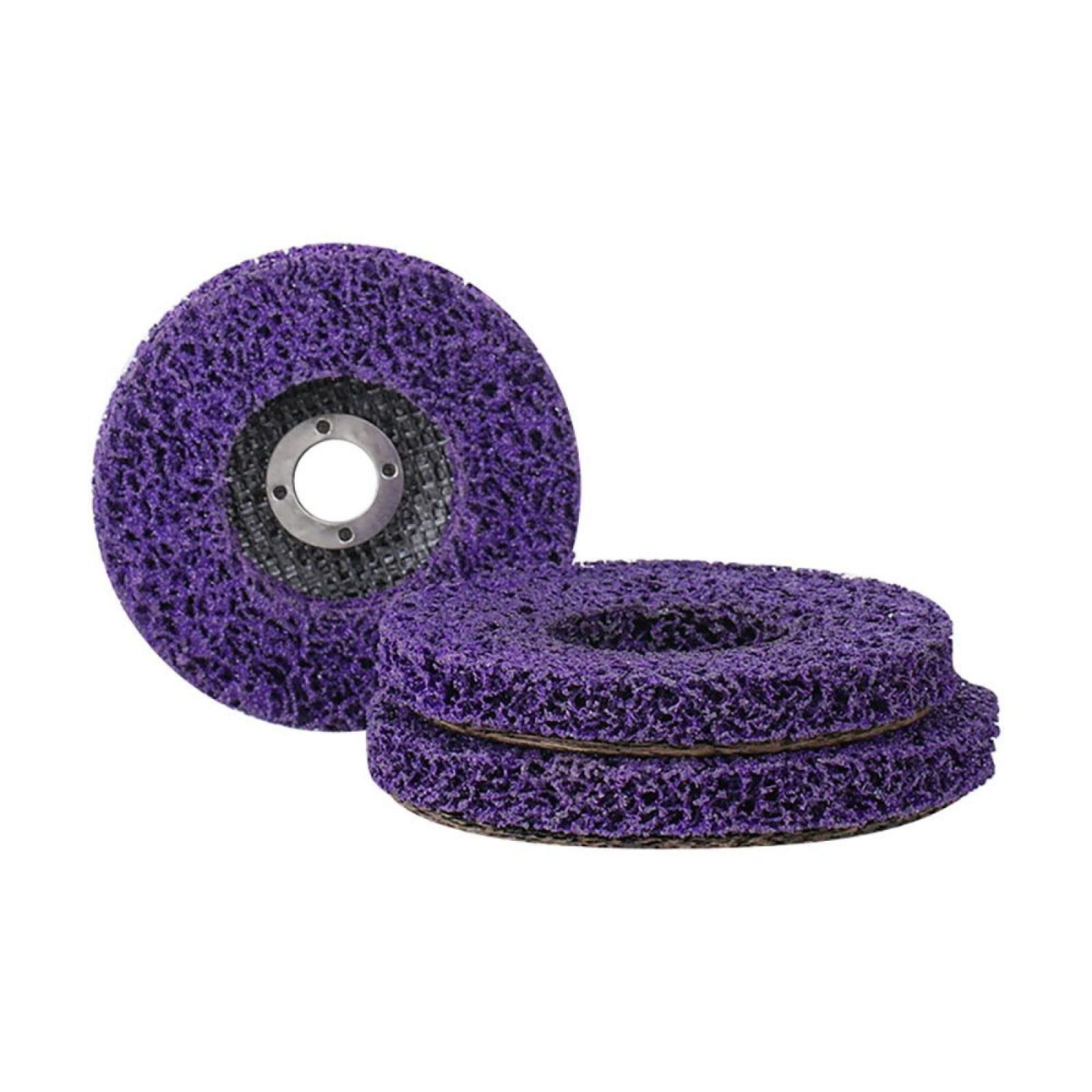100/115/125mm Abrasive Wheel Paint & Rust Remover with 16/22mm Bore - Angle Grinder Polishing Disc for Metal, Wood & Concrete Surface Cleaning (100x16mm) - Perfect for DIY Projects, Auto Repair & Home Renovation