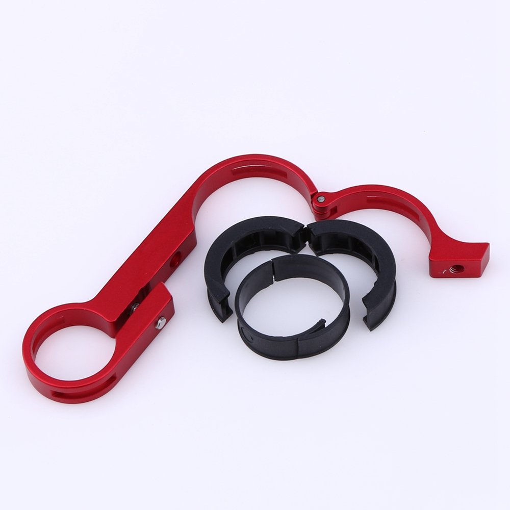Carbon Fiber Bike Handlebar Extender - Aluminum Alloy Clamp for Bicycle Speedometer & Headlight Mount | Perfect for Cycling, Commuting & Night Riding Accessories