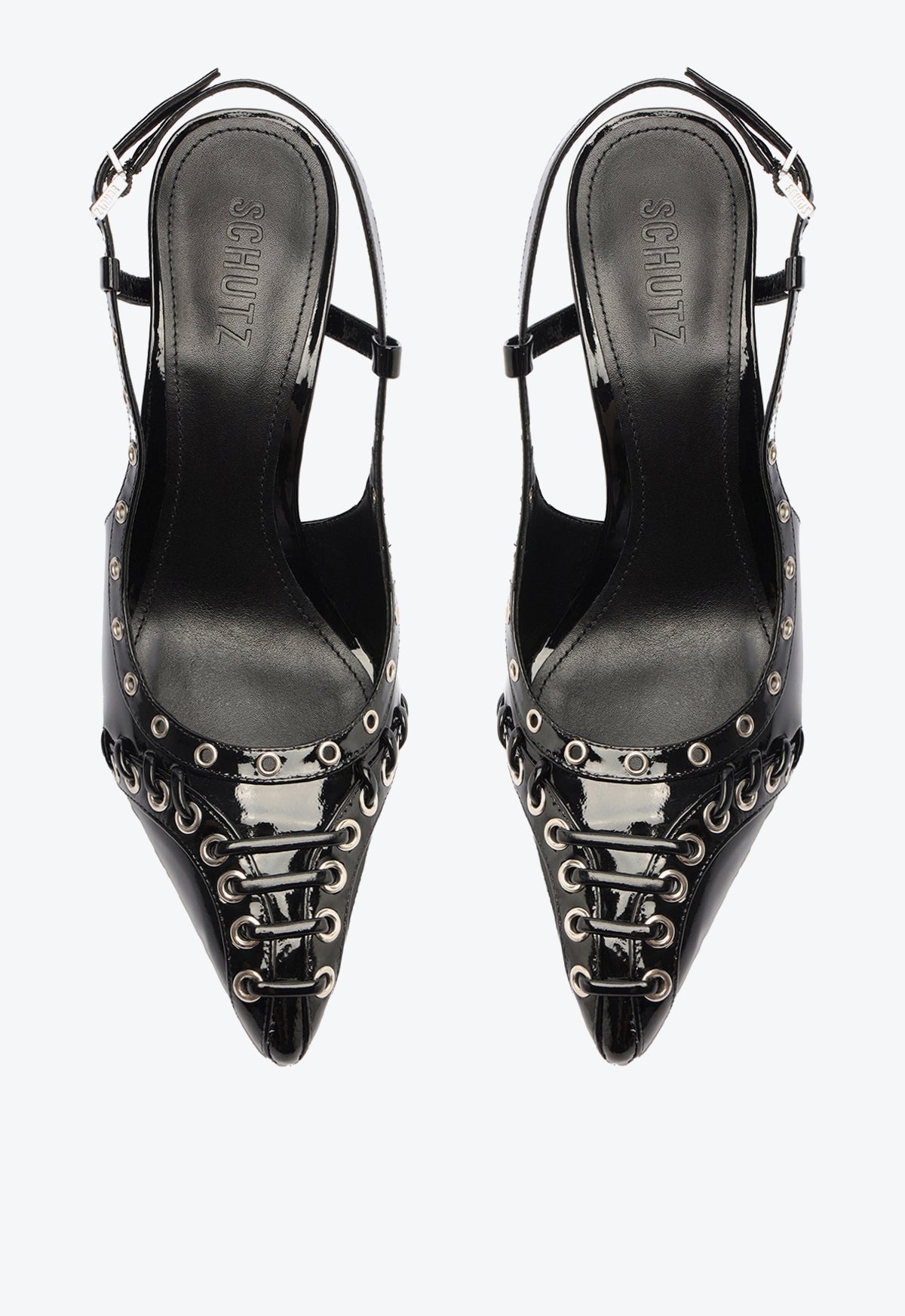 Ruth Patent Leather Pump - Women's Classic Pointed Toe High Heel Dress Shoes for Office, Party & Wedding - Elegant & Comfortable Formal Pumps