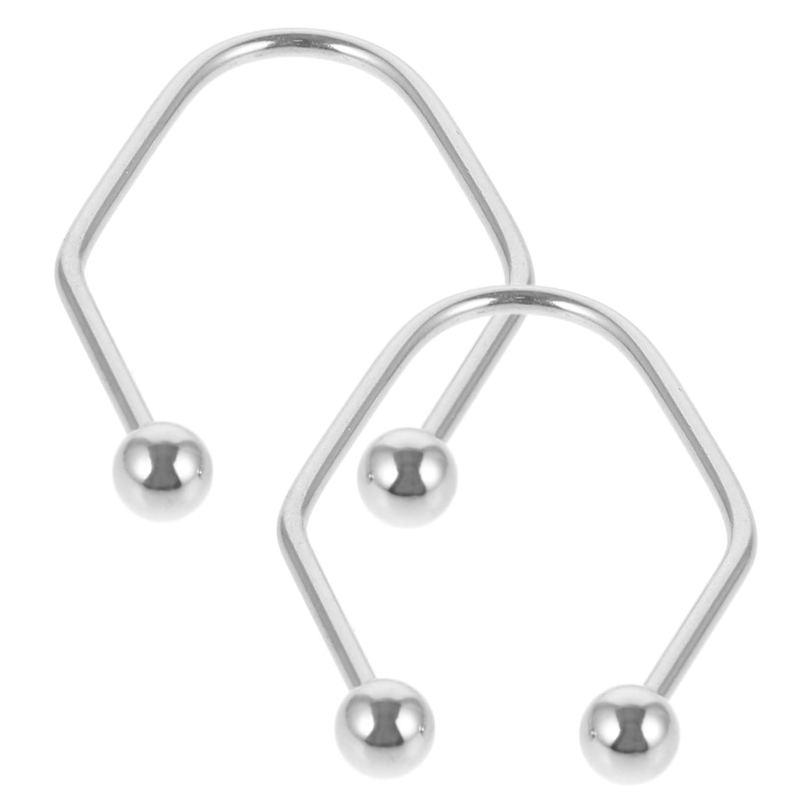 FOMIYES 2pcs Stainless Steel Dimple Trainer & Cheek Clip - Facial Exercise Tool for Natural Dimples Creation, Face Slimming & Beauty Care | Perfect for Home Use, Gym, or Travel