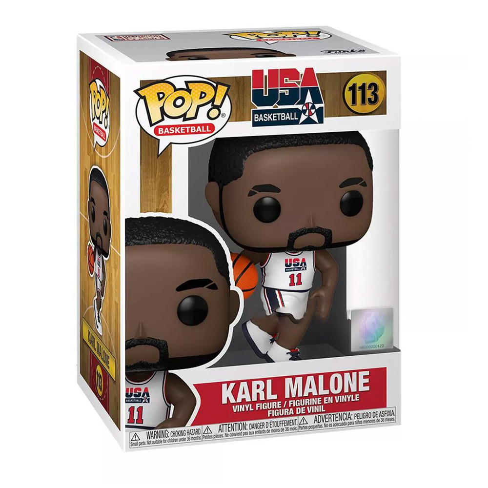 Karl Malone '92 Team USA Funko Pop Vinyl Figure - Special Edition #113 - Collectible Basketball Memorabilia for Fans & Display