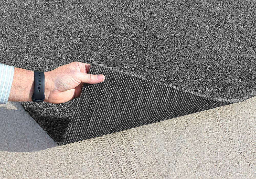 Premium Outdoor Artificial Turf with Marine Backing – London Gray 6ft x 35ft – Spectrum Series .25 Inch Pile Height – Perfect for Patios, Lawns, and Play Areas – Durable & Weather-Resistant Synthetic Grass for Pets & Kids