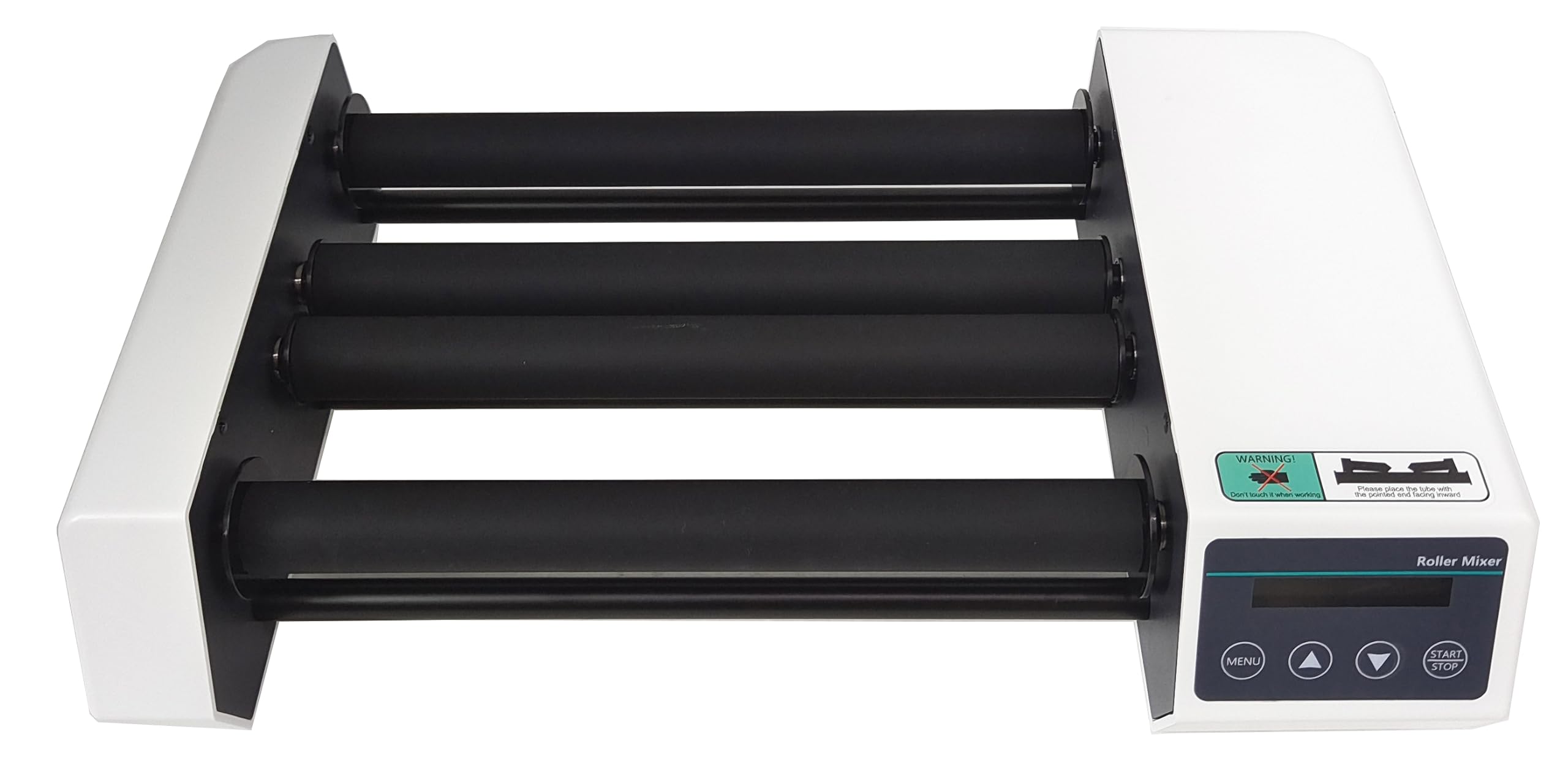 **Lab Roller Mixer - 4 Roller Test Tube Roller Shaker with Brushless Motor, 20-80 RPM Adjustable Speed, Fits φ45-100mm Tubes, 1L Max Capacity (2kg Load) – Ideal for Chemistry, Biology & Medical Lab Research**