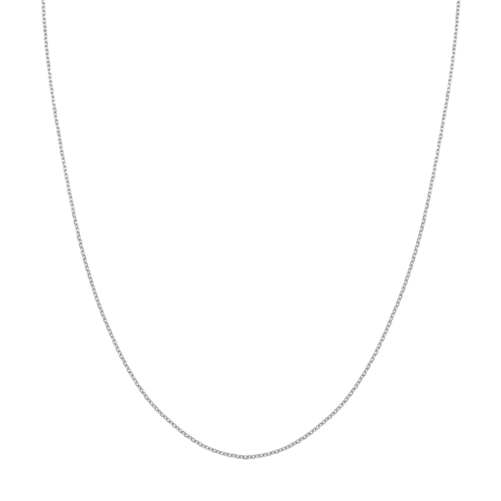 14K Gold Diamond Cut Cable Chain Necklace 18 Inch - Elegant Layering Piece for Women, Perfect for Everyday Wear & Special Occasions