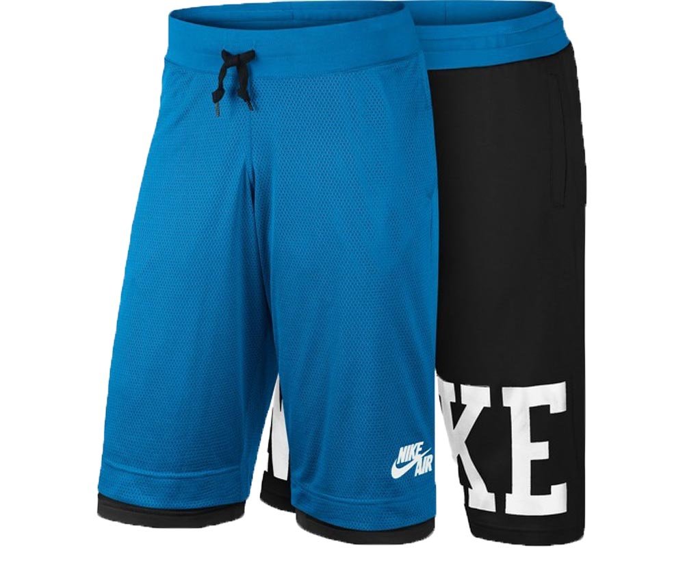 Nike Men's BB Rev P/U Game Shorts - Blue/Black - Size S US - Perfect for Basketball, Gym & Casual Wear