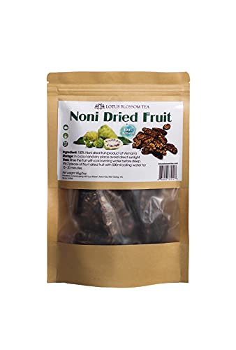 Organic Lotus Blossom Tea with Noni Dried Fruit - 85g Large Pack | Herbal Wellness Tea for Relaxation & Detox | Perfect for Stress Relief & Afternoon Tea Time