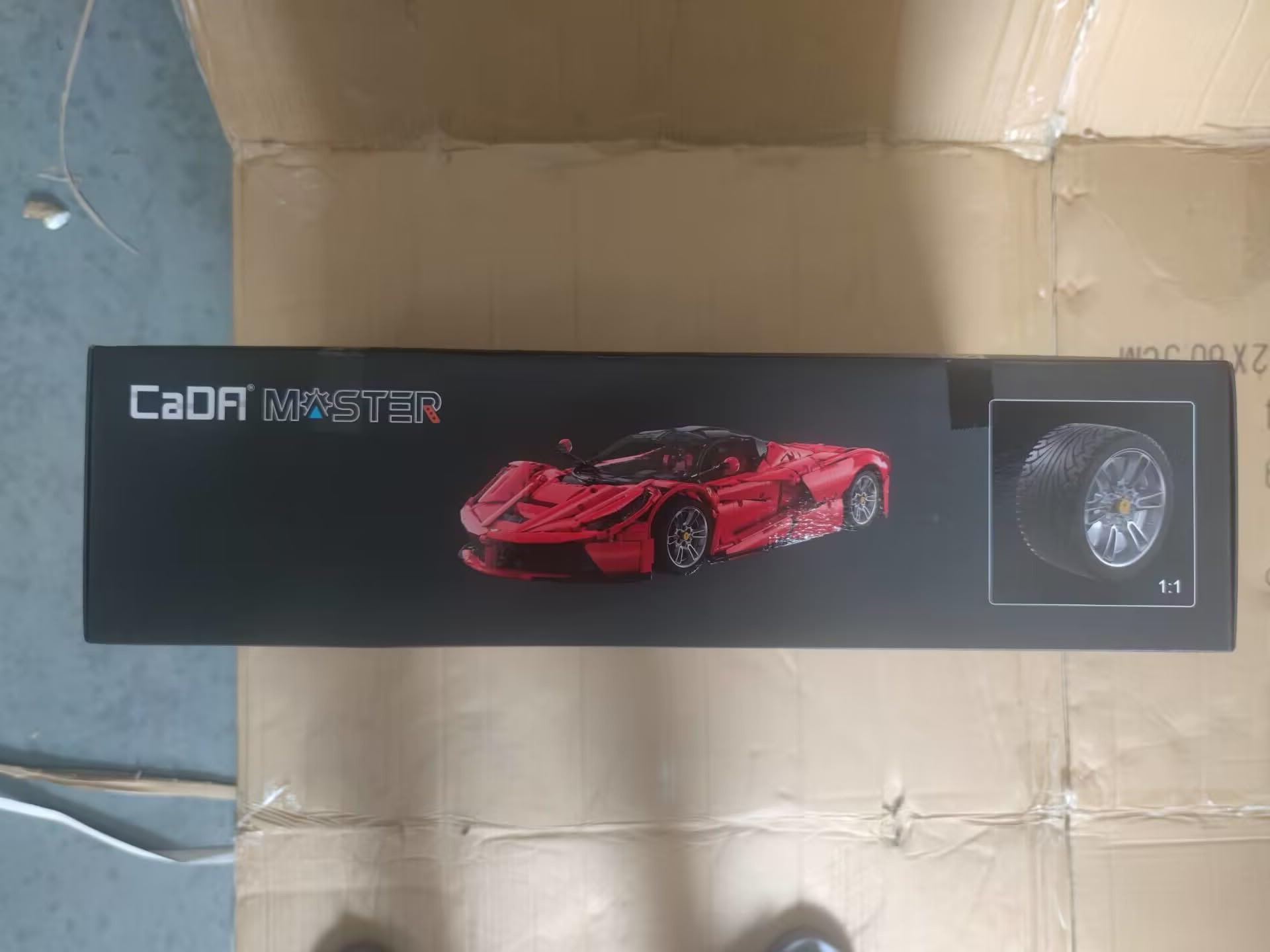 MISINI 61505 Viva Hypercar 1:8 Technic Model Car Kit - CADA Master 4739pcs Large Building Blocks, MOC Super Sports Car Model - STEM Educational Toy Gift for Kids & Adults | DIY Project, Collectible Display, Birthday Present