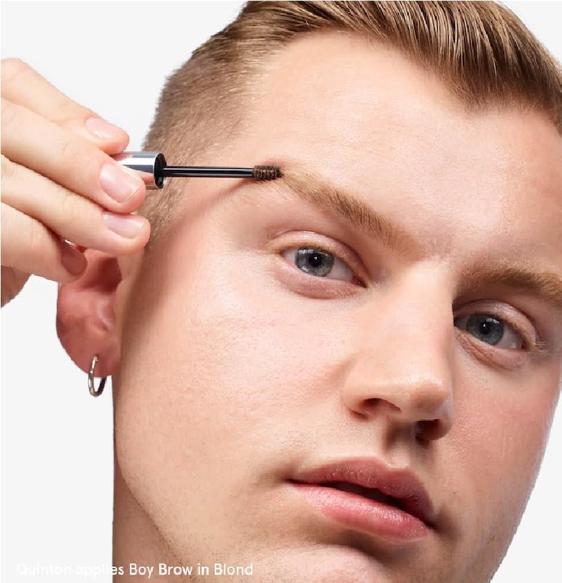 Glossier Boy Brow Volumizing Eyebrow Gel-Pomade - 0.13 oz/3.8g (Blonde) | Natural-Looking Full Brows | Includes 36-Piece Bonus Acne Patches | Perfect for Everyday Makeup & On-The-Go Touch Ups