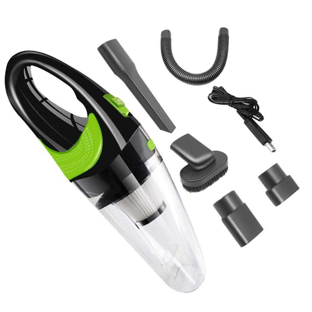 Portable & Lightweight Cordless Handheld Vacuum Cleaner - Rechargeable Wet Dry Vacuum for Home, Pet Hair, Car, and Small Spaces - Silver Black - Ideal for Quick Cleanups, Spills, and Pet Messes