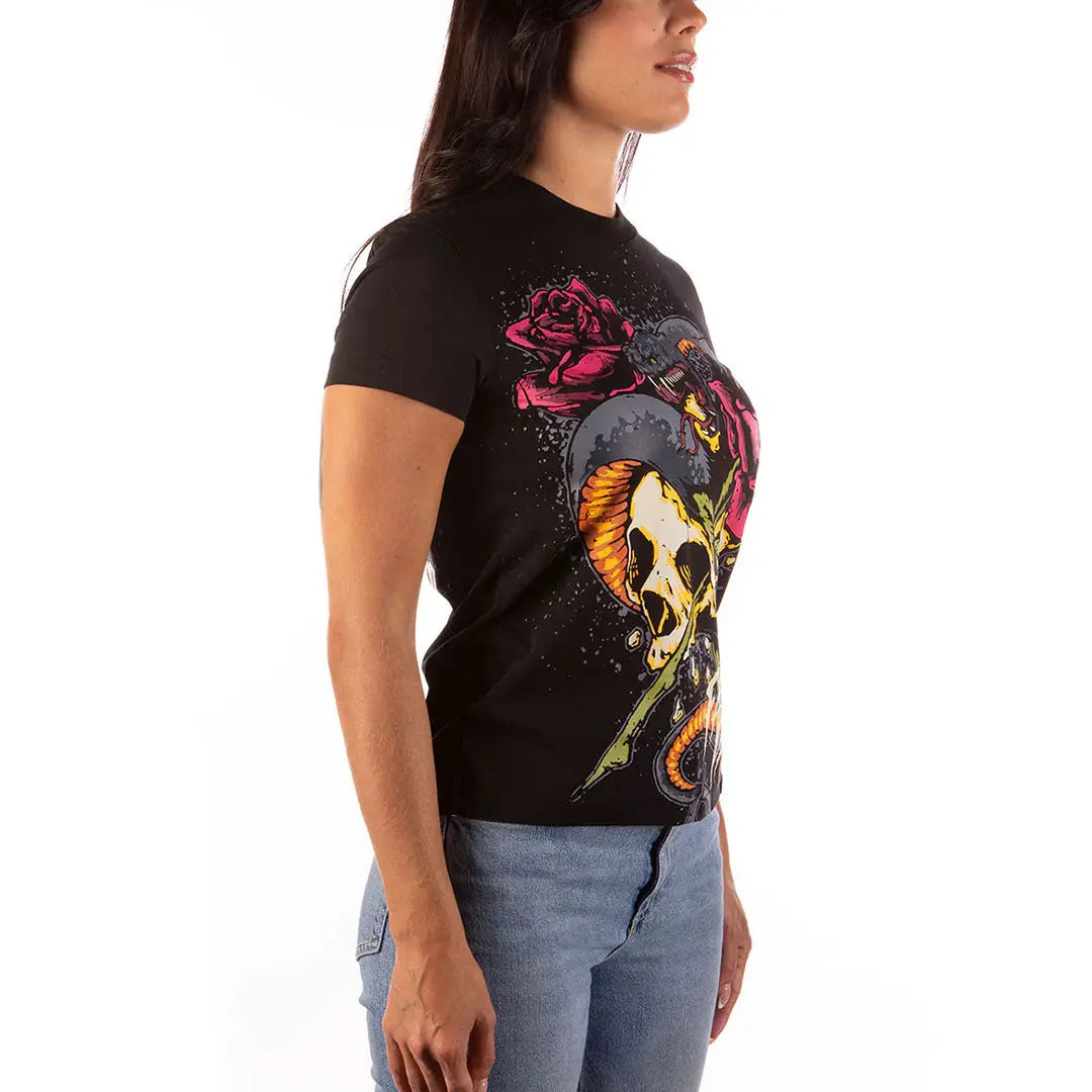 Headrush Women's Faith and Pain Short Sleeve T-Shirt - Comfortable Casual Top for Everyday Wear, Gym, and Outdoor Activities