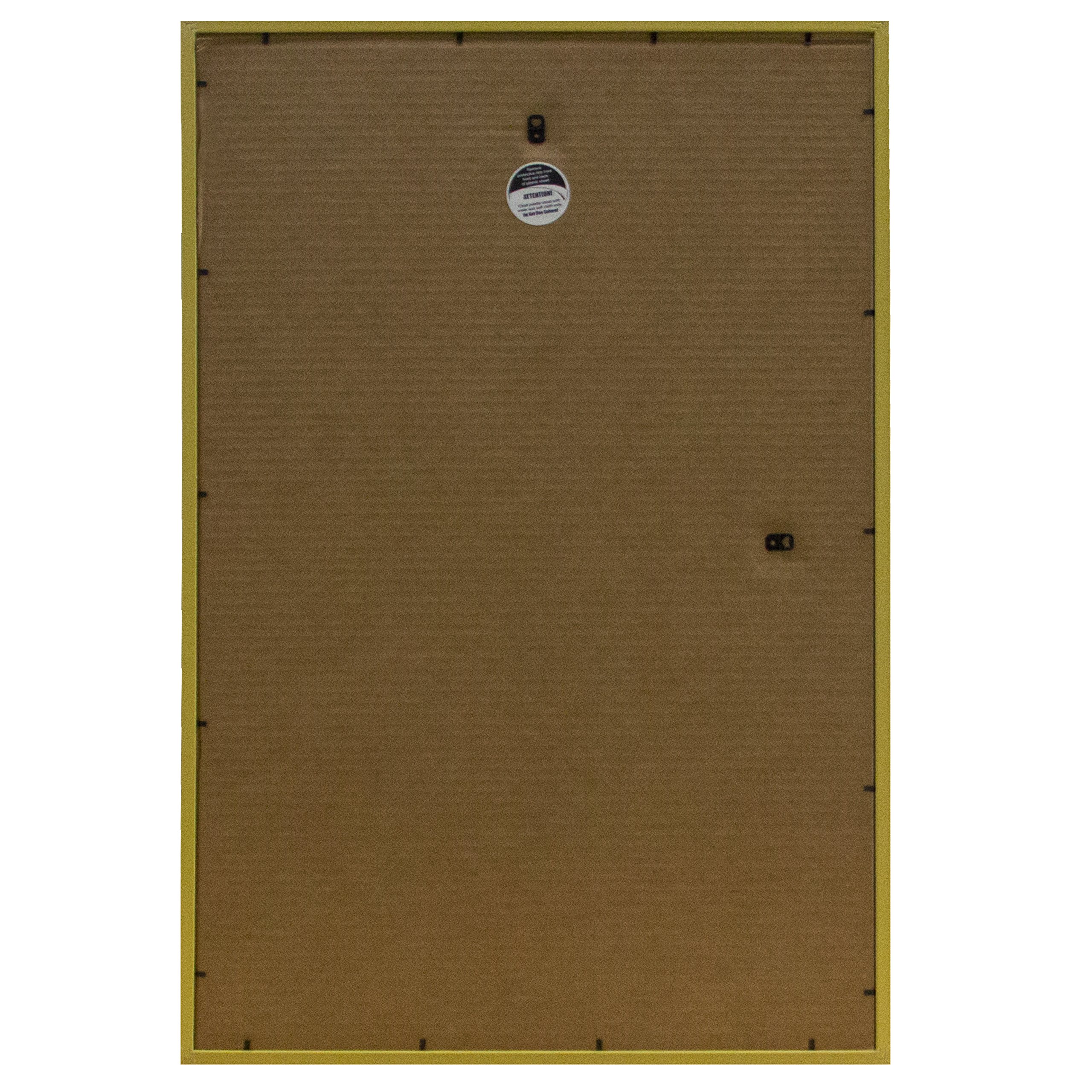 20x30 Deluxe Gold Polystyrene Plastic Poster Frame - Made in USA | Wall Art Display for Home, Office & Classroom Decor