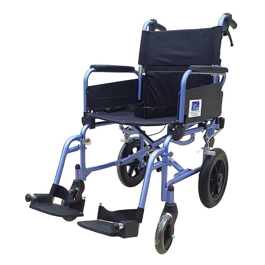 Lightweight Folding Wheelchair for Rent & Extension - Portable Mobility Aid for Seniors, Travel, and Post-Surgery Recovery