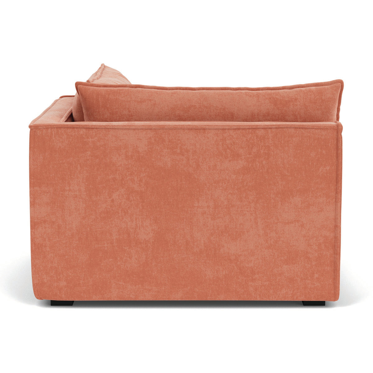 Daphne Fabric 1-Seater Right Corner Modular Sofa - Compact Sectional Couch for Small Spaces, Living Rooms & Apartments