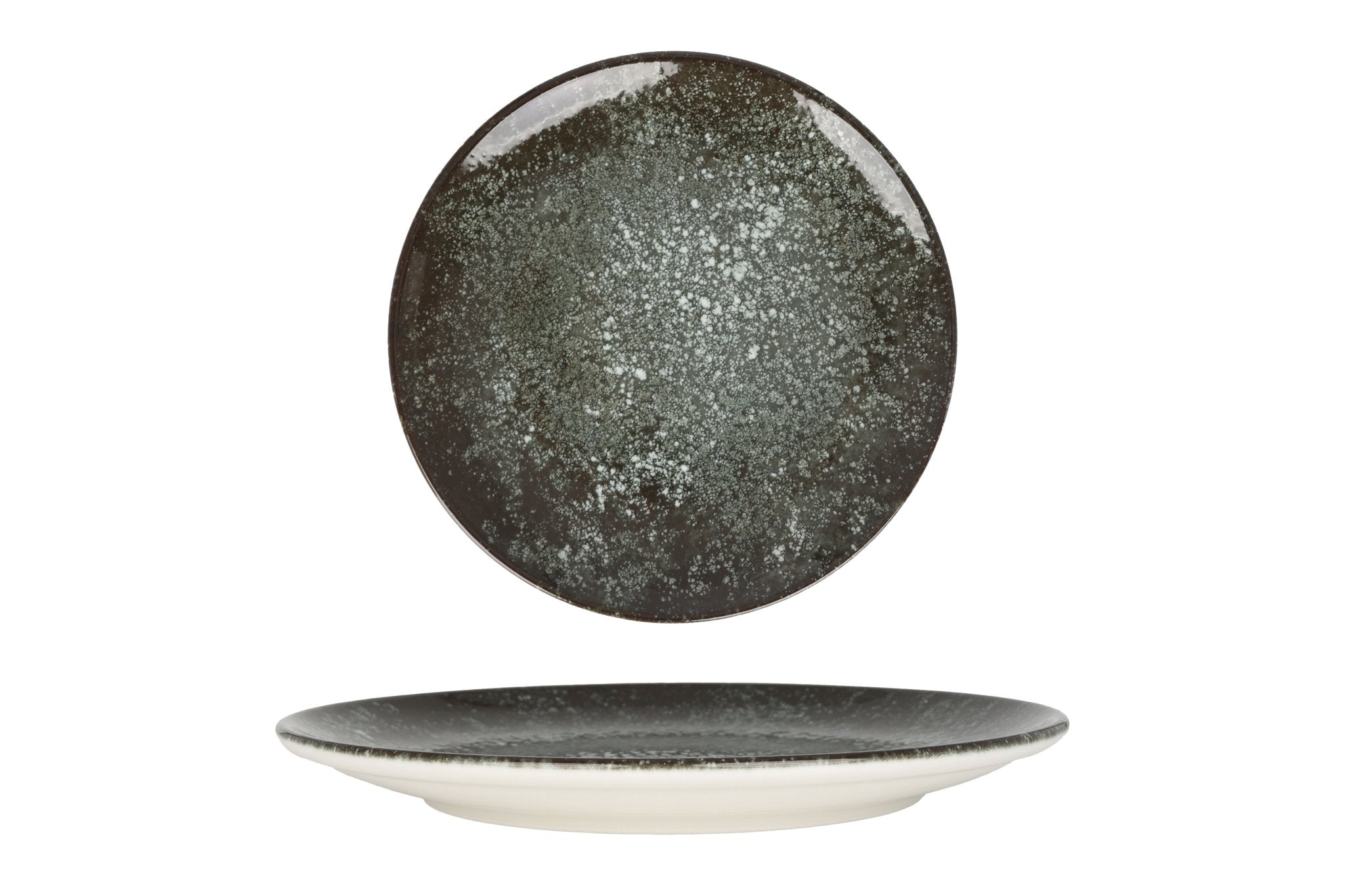 Premium Cosmos 24-Piece Dinnerware Set for 6 - Elegant Porcelain Plates, Bowls & Mugs - Durable Large Dinner Set for Family Gatherings, Dinner Parties & Everyday Use