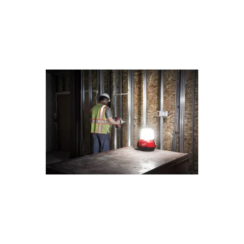 Milwaukee M18TAL-0 18V LED Work Light - Bright Portable Job Site Lighting for Construction, Auto Repair & Emergency Use