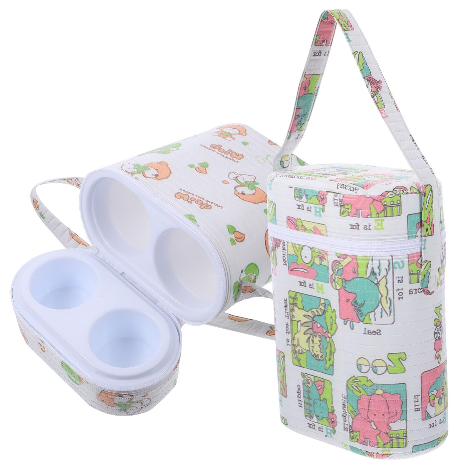 iBasenice Insulated Baby Bottle Warmer Bag - Portable Breast Milk Warmer & Storage for Travel, On-the-Go - Perfect for Daycare, Road Trips & Outdoor Feeding