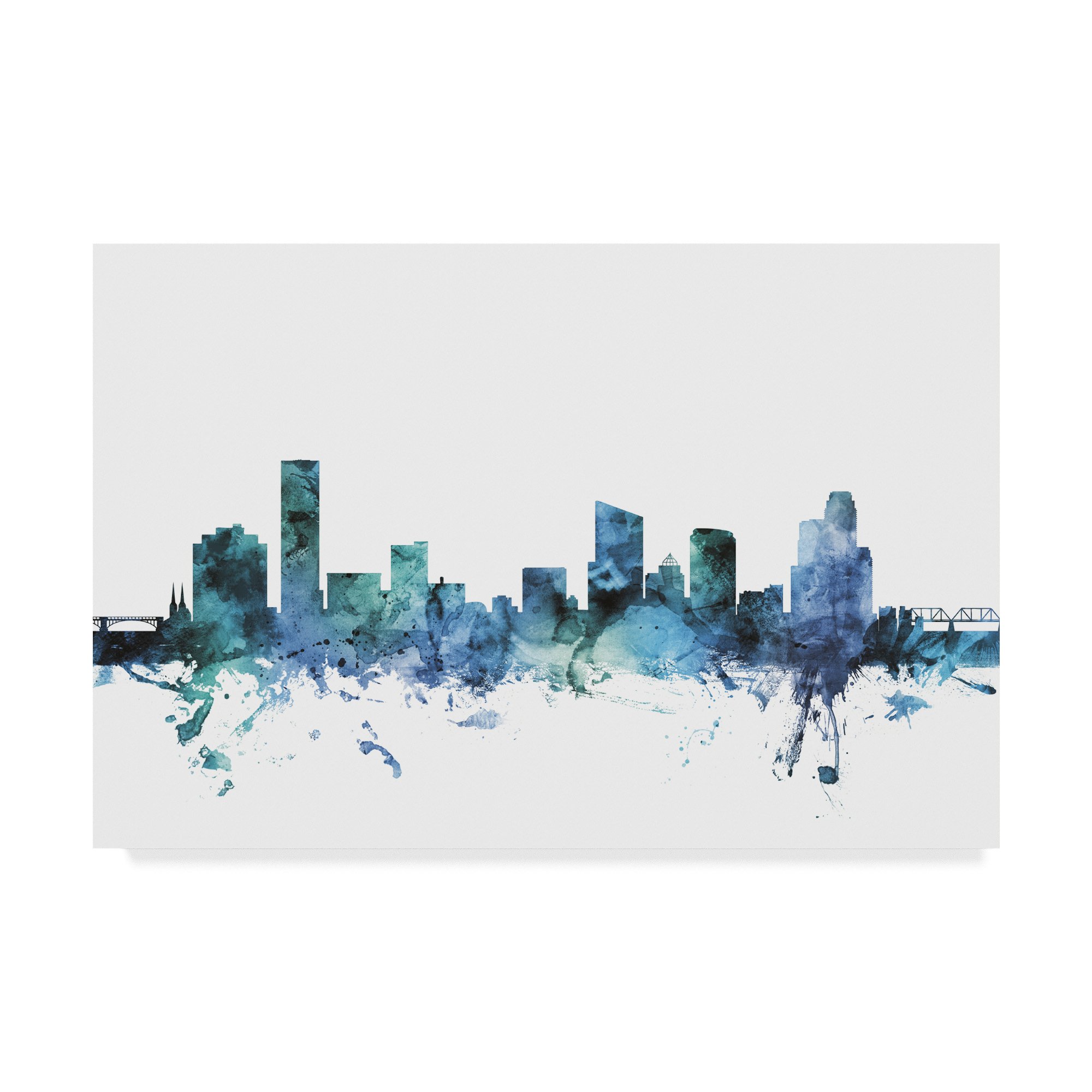 Trademark Fine Art Michael Tompsett Canvas Print - Vibrant Multicolor Wall Art for Living Room, Bedroom & Office Decor | Modern Abstract Painting for Home & Office