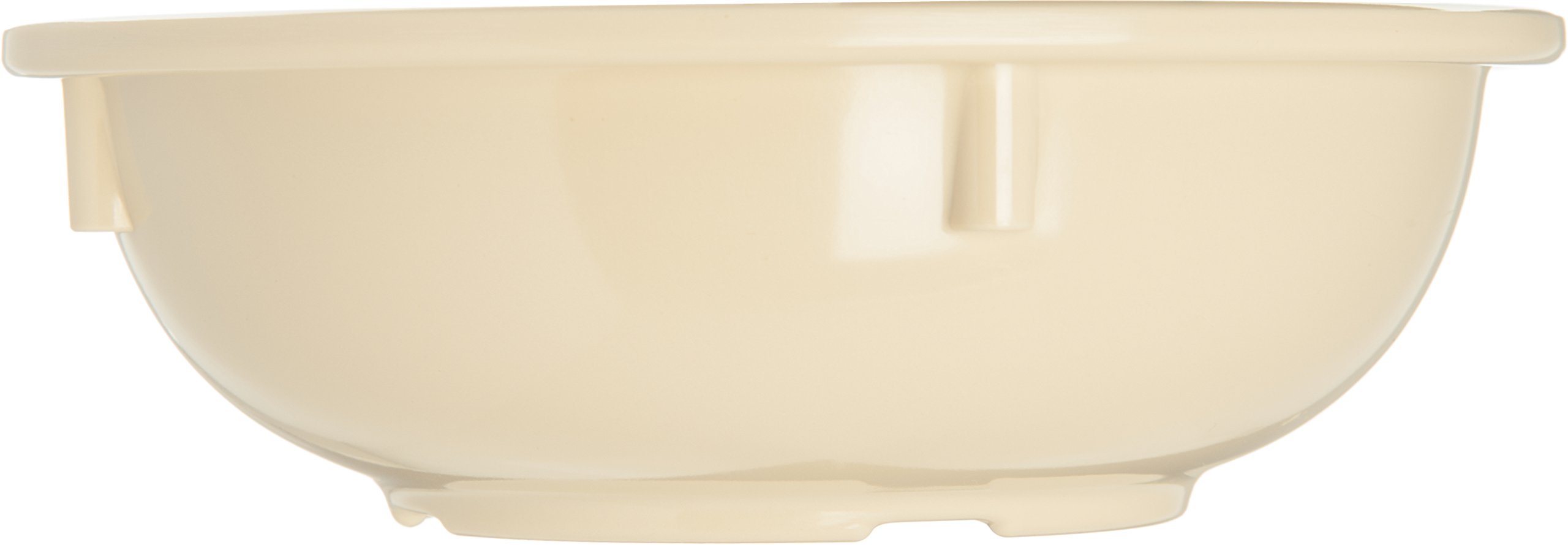 Carlisle Kingline Reusable 10 oz Melamine Bowls - Tan Plastic Dishware for Home, Restaurant & Catering - Durable & Lightweight (Pack of 48) - Perfect for Salads, Soups, Cereals & Party Serving