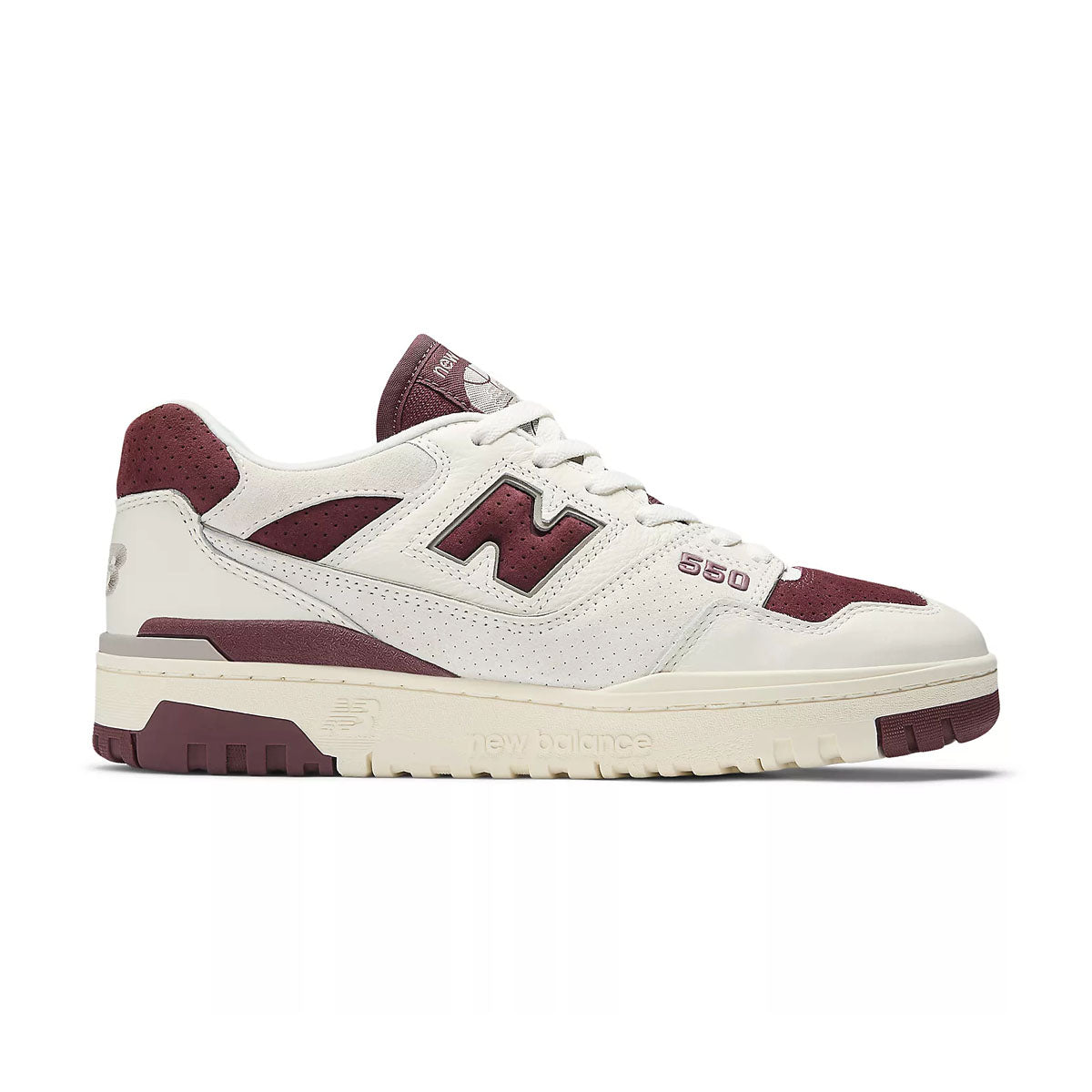 550 'Sea Salt Classic Crimson' - Premium Comfort Sneakers for Men & Women | Casual Walking, Running, Gym Workouts & Everyday Wear