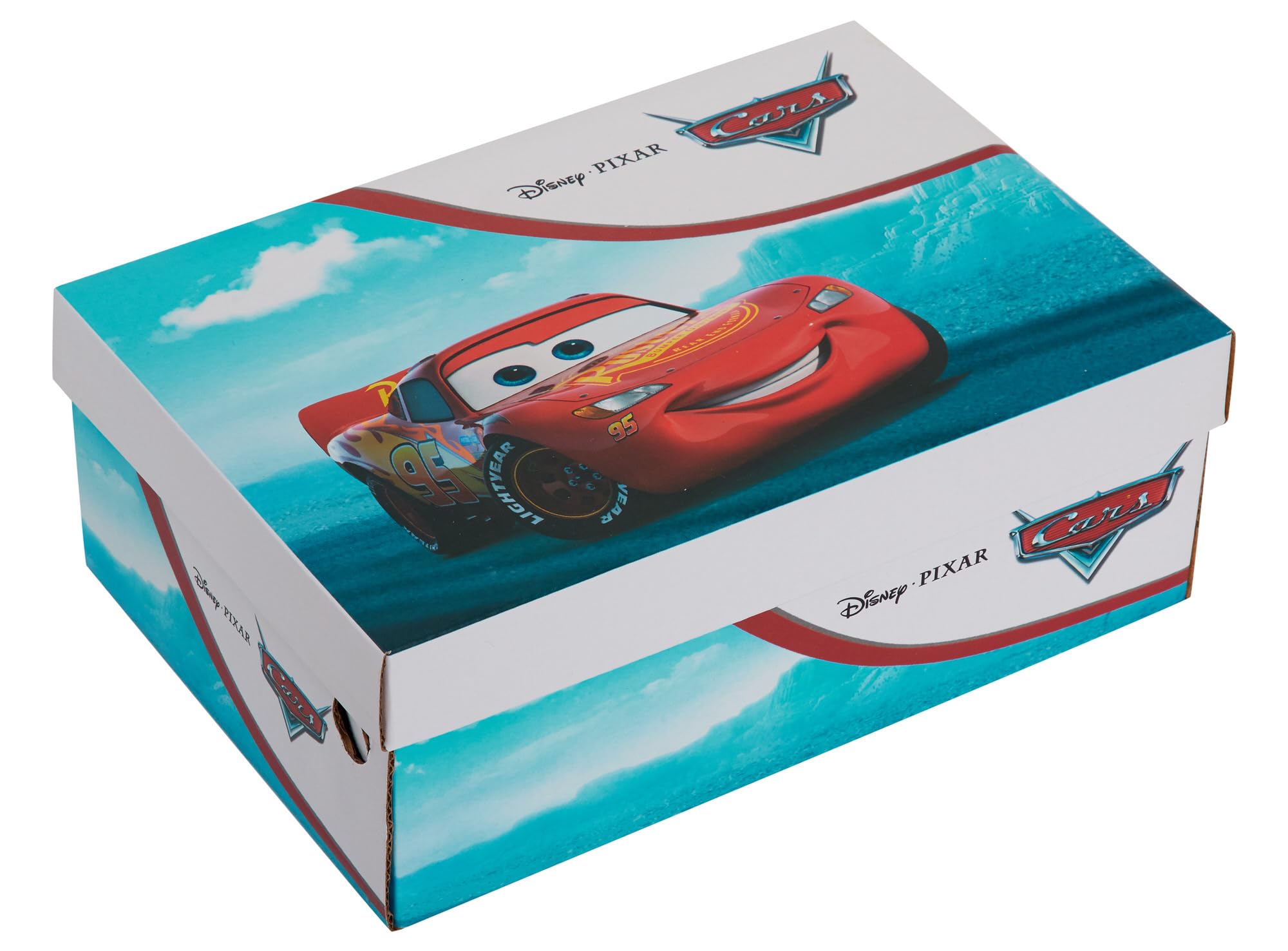 Disney Cars Lightning McQueen LED Light Up Sneakers for Boys - Flashing Skate Sports Shoes with Cool Light Effects | Perfect for Running, Skating, and Nighttime Play