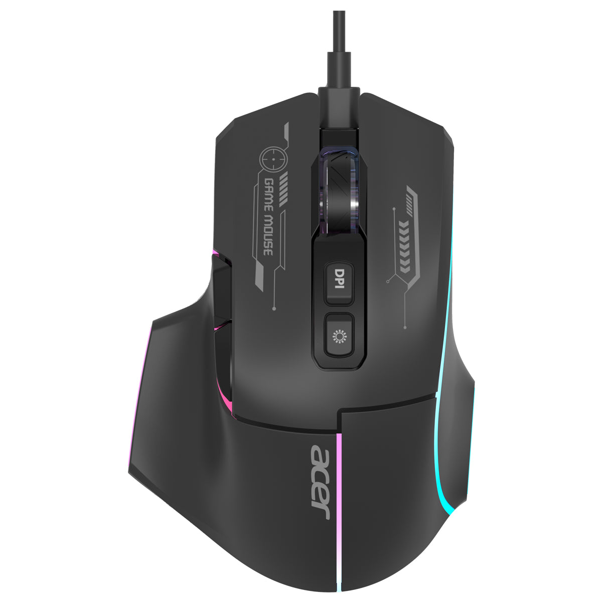 Acer Predator OMW950 Gaming Mouse - 7200 DPI, Ergonomic Design for PC & Laptop - Perfect for FPS, MOBA & Esports Gaming