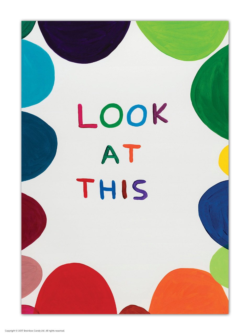 Official David Shrigley 'Look at This' Funny Art Postcards - A6 Size Artistic Prints - Perfect for Home Decor, Gifts & Collectibles
