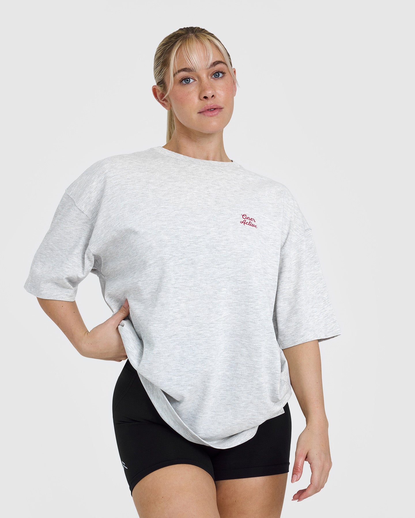 Vintage Washed Graphic T-Shirt for Men & Women | Light Grey Marl | Soft Cotton Casual Tee for Streetwear, Lounge & Everyday Outfits