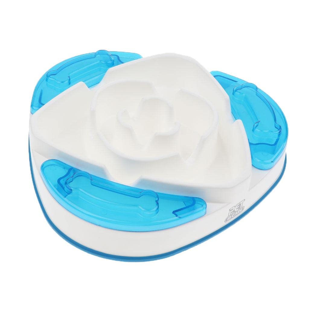 MYADDICTION Pet Slow Feeder Bowl - Interactive Flower Shape Dog & Cat Food Dish - Prevents Choking & Bloat - Perfect for Fast Eaters & Puzzle Feeding Fun