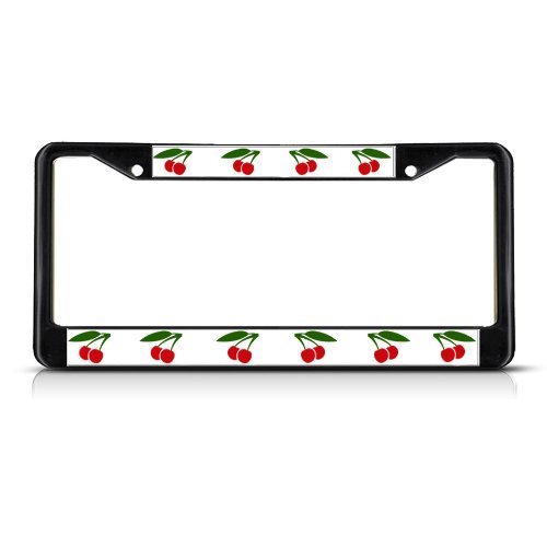 Premium Black Heavy Duty Metal License Plate Frame - Rustproof & Durable for Cars, Trucks, SUVs - Perfect for Customization & Vehicle Protection