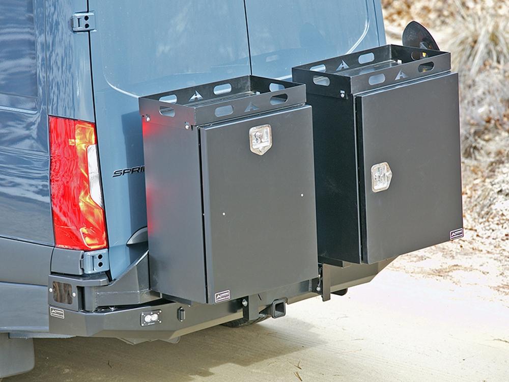 Aluminess Slimline Rear Bumper for Mercedes Sprinter Van (2019-2024) | Heavy-Duty Off-Road Bumper | Perfect for Camping, Overlanding & Van Life Adventures
