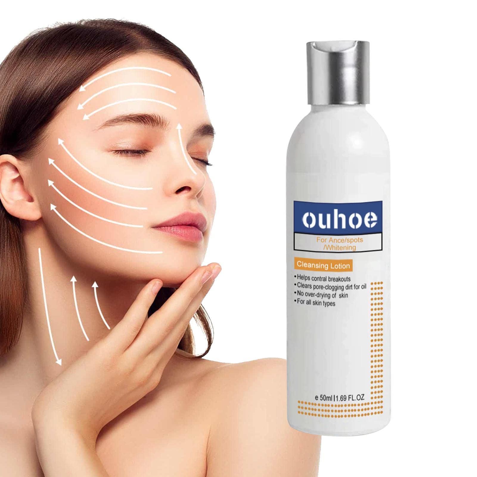 Acanthosis Nigricans Treatment Cleanser Mousse - Dark Spot Remover for Knuckles, Elbows & Knees | 50ml Exfoliating & Moisturizing Face & Body Wash for Dry Skin - Day & Night Use for Hands, Feet, Legs & Hair | Perfect for Hyperpigmentation Care & Skin Brightening Routine