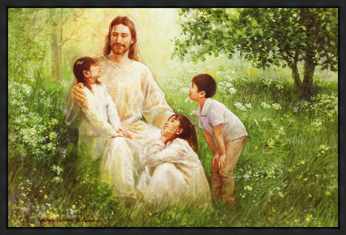 Come Unto Me Gallery Wrap Canvas - Religious Wall Art for Home Decor, Church & Office - Inspirational Christian Artwork for Living Room, Bedroom & Prayer Space