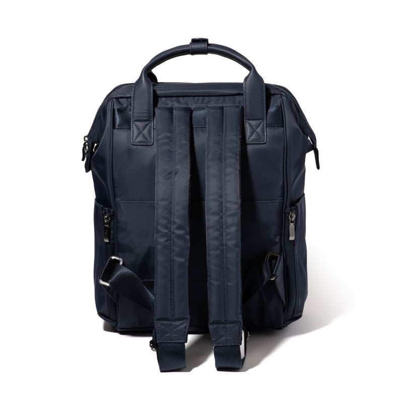 Baggallini Chelsea Laptop Backpack for Women & Men - 15.6 Inch Waterproof Travel Backpack with USB Charging Port - Perfect for Work, School, College & Business Trips