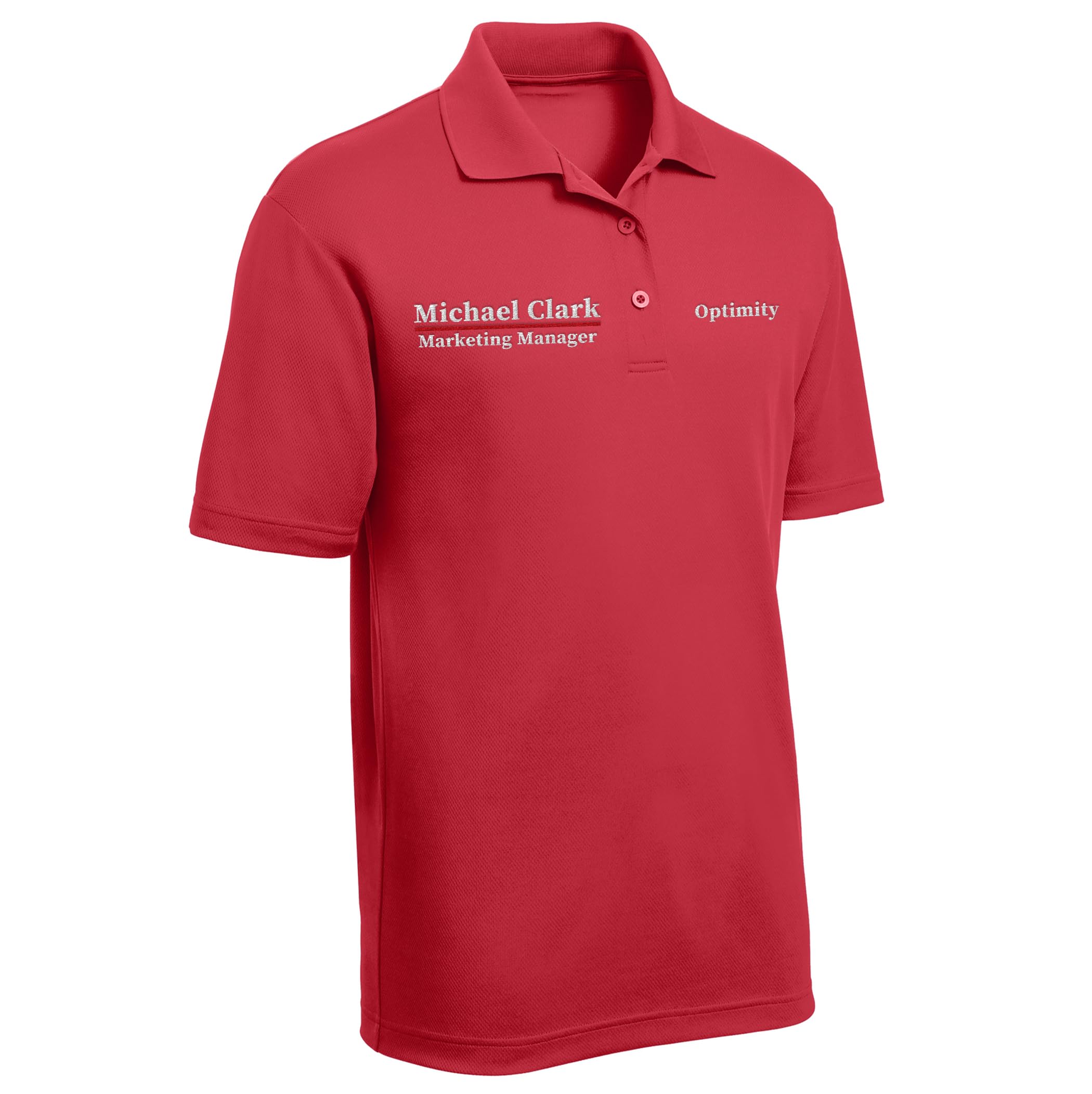 Custom Embroidered Men's Polo Shirt - Personalized Short Sleeve Golf Shirt with Name/Text - Perfect for Golf, Business Casual & Summer Outfits
