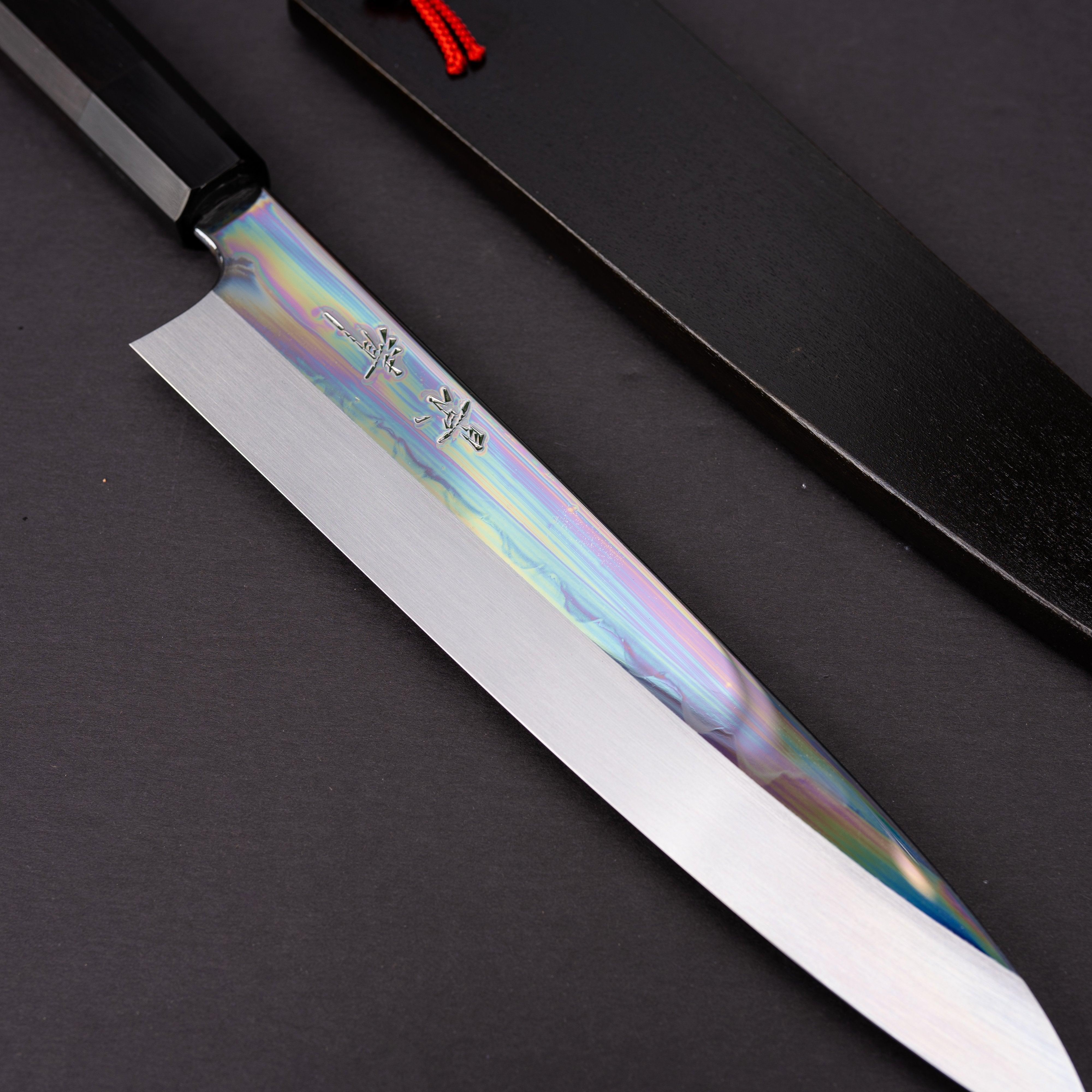 Premium Kagekiyo Mizu Honyaki White #2 Gyuto 240mm Japanese Chef Knife - Mirror Polished Blade for Sushi, Sashimi & Precision Cutting