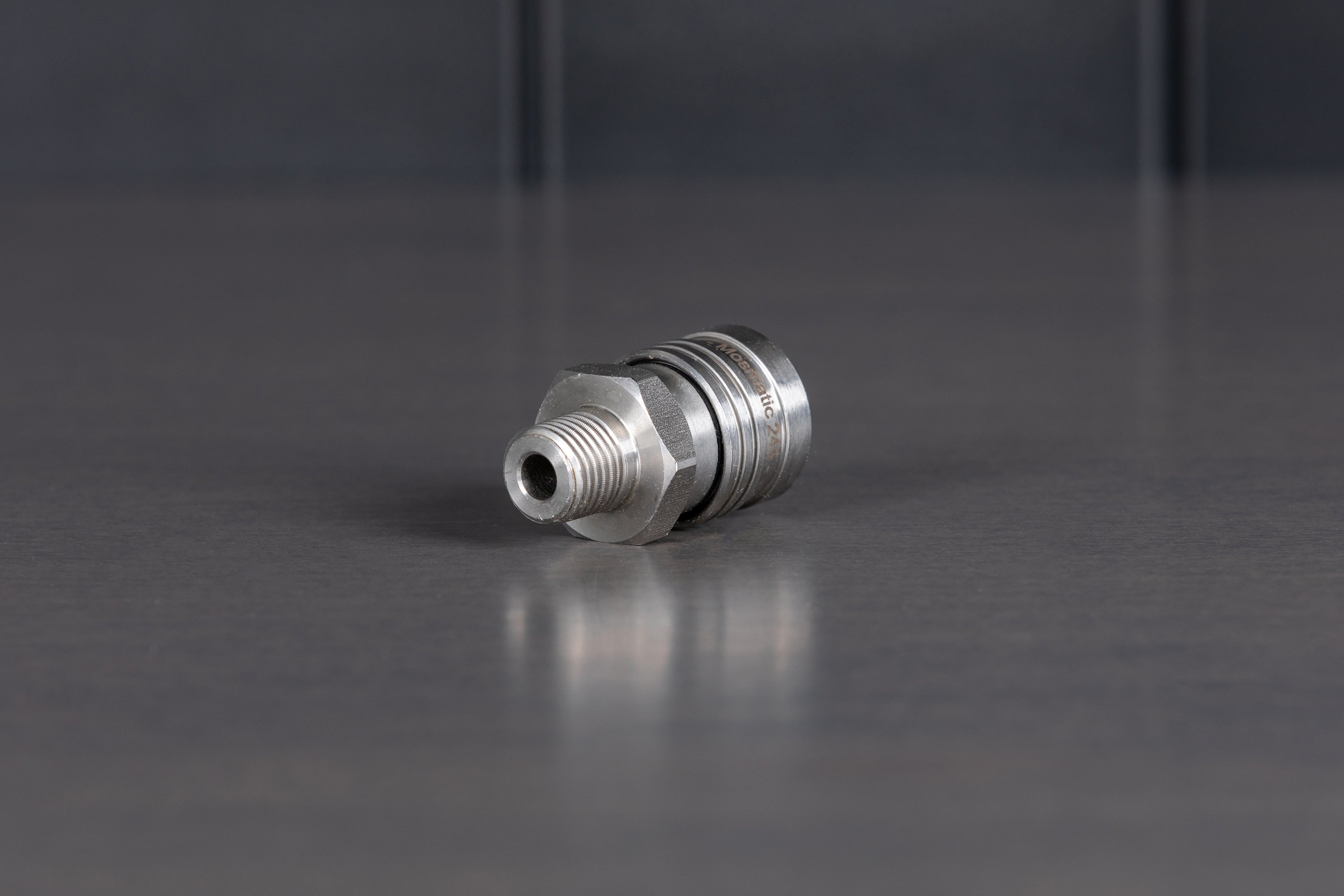 Mosmatic T304 Stainless Steel 1/4 Inch Male Quick Disconnect Coupler - Perfect for Pressure Washers, Car Wash Systems & Industrial Applications