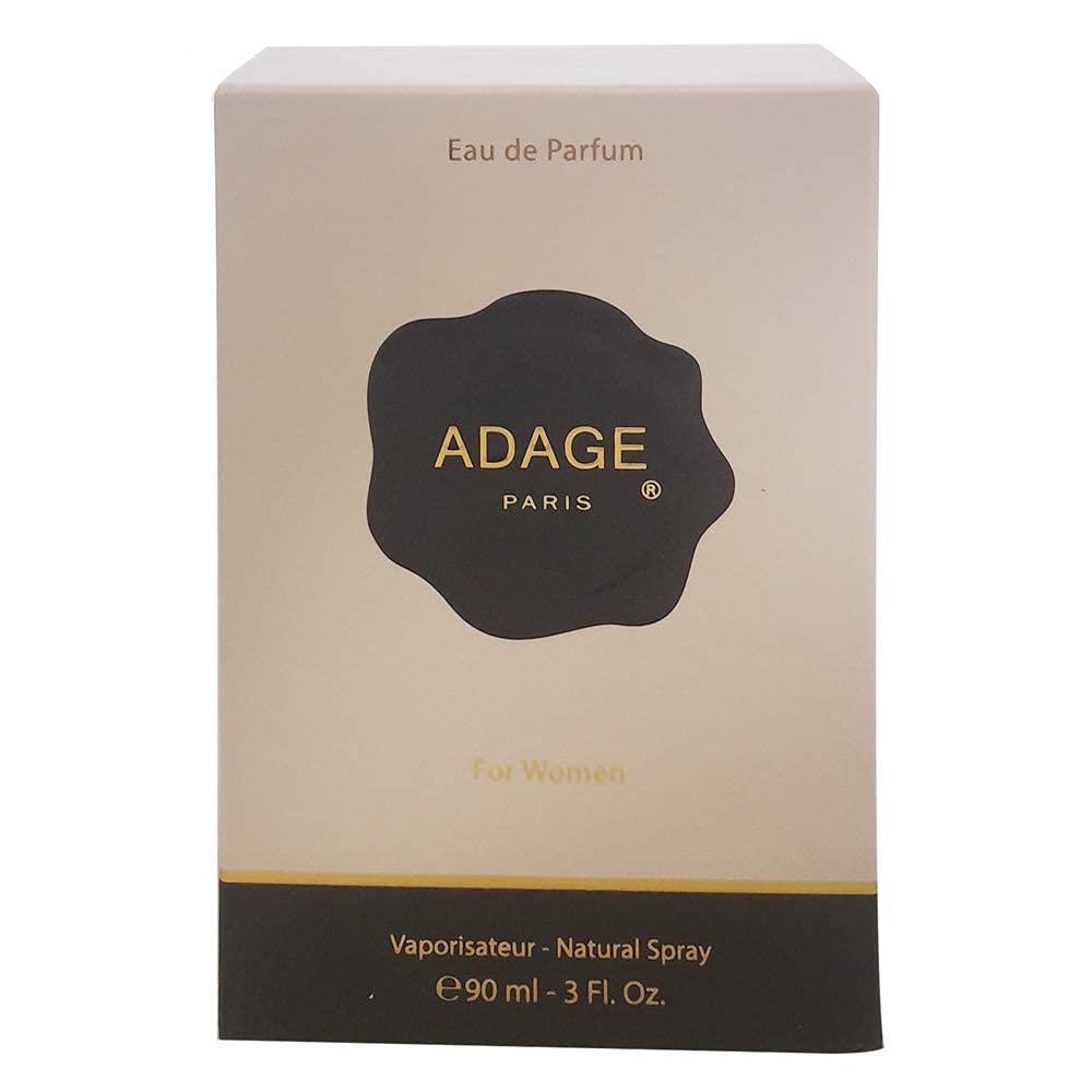ADAGE BY PARIS BLEU Women's Perfume - 3.0 oz / 90 ml Eau de Parfum Spray | Long-Lasting Floral Fragrance for Everyday Wear & Special Occasions