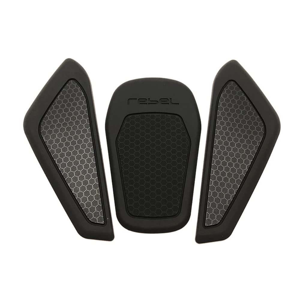 ESPEEDMTC Heat Insulation Anti-Slip Fuel Tank Pad for Honda Rebel 1100 CMX1100 (2021-2023) - Rubber Knee Grip Side Pads, Motorcycle Accessories for Comfort & Safety Riding