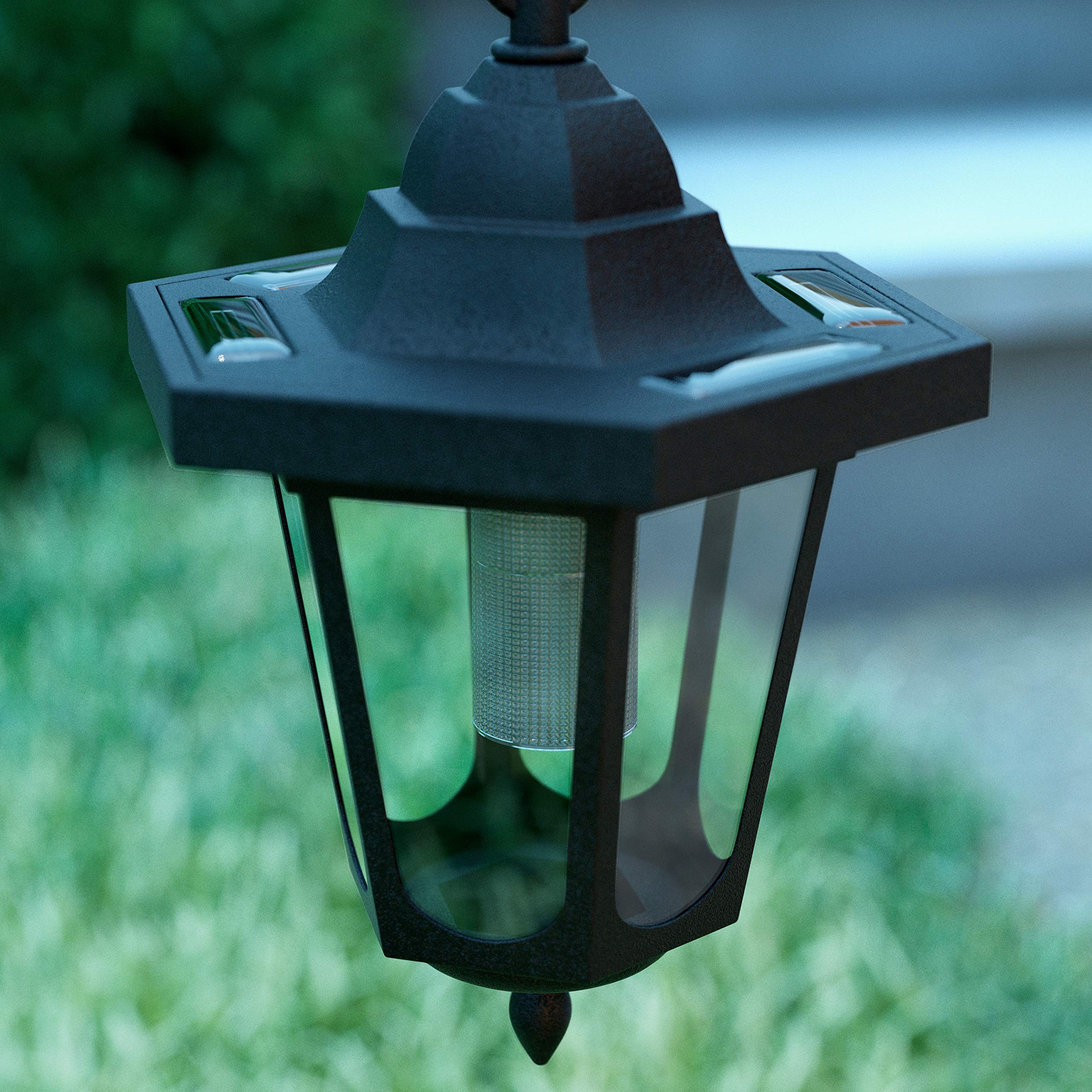 Pure Garden Hanging Solar Coach Lights - Set of 2, 26