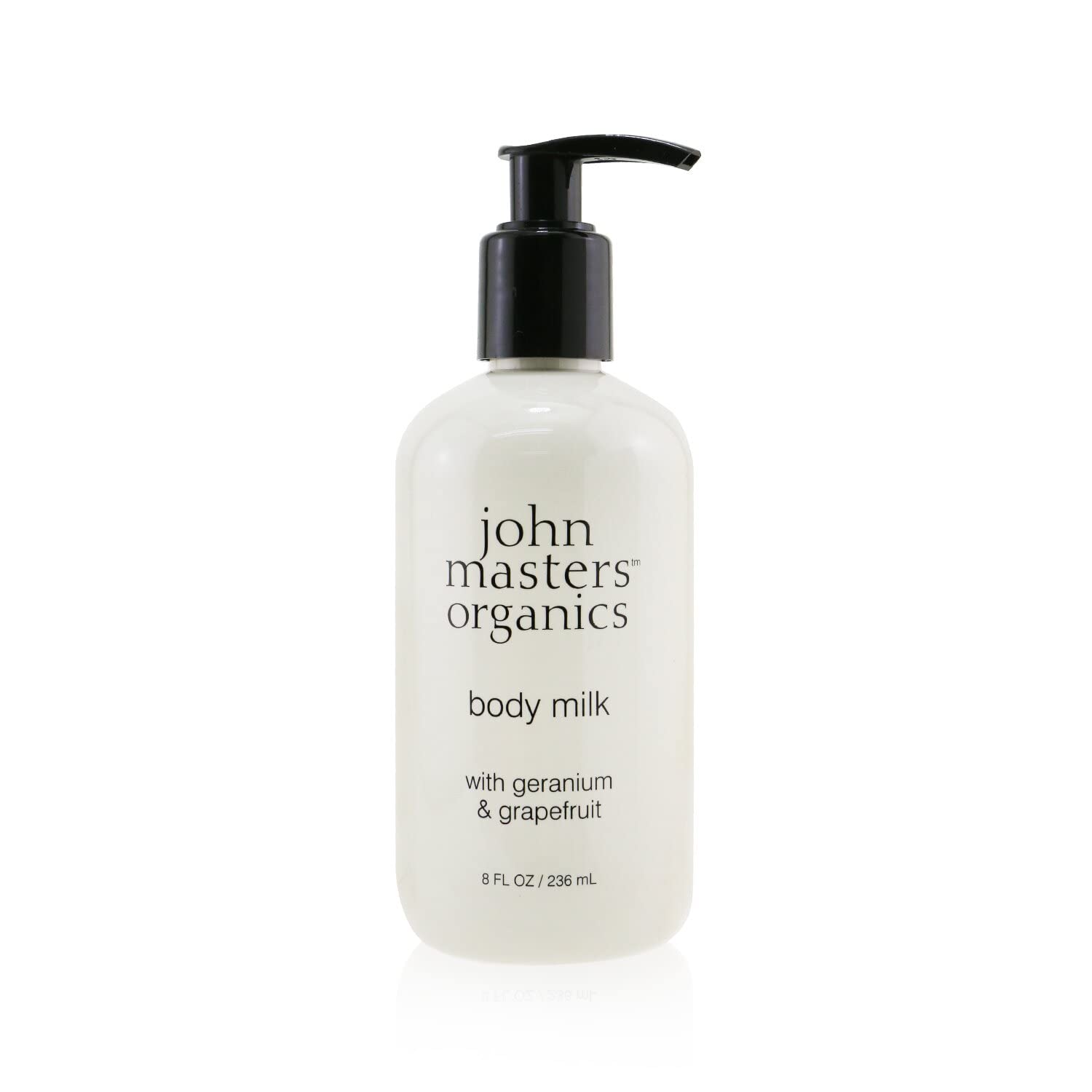 John Masters Organics Geranium Body Milk - Hydrating & Nourishing Lotion for Dry Skin | Vegan & Cruelty-Free | Perfect for Daily Moisturizing & After-Shower Care