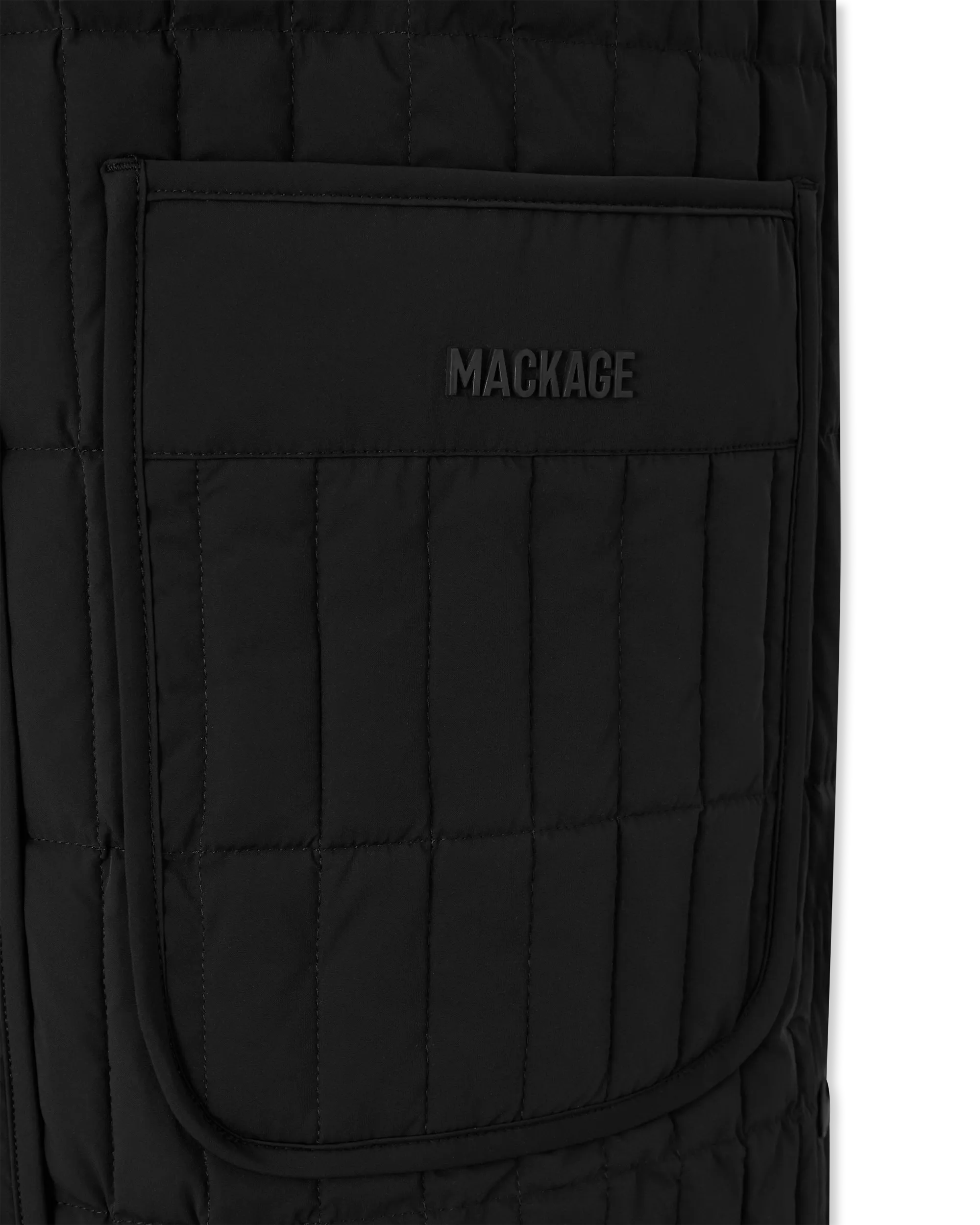 Mackage MAKANA Recycled Down Long Vest - Eco-Friendly Winter Puffer Vest for Women, Lightweight & Warm, Water-Resistant Outerwear - Perfect for Outdoor Activities, Travel & Casual Wear
