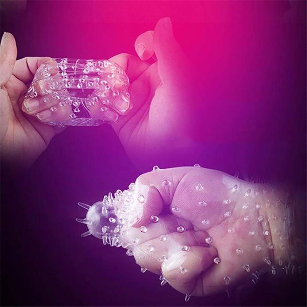 Premium Silicone Condom Sleeve with Teeth Cover - Spiked Pleasure Enhancer for Men | Sensual Protection & Enhanced Intimacy | Perfect for Couples & Spicing Up Relationships