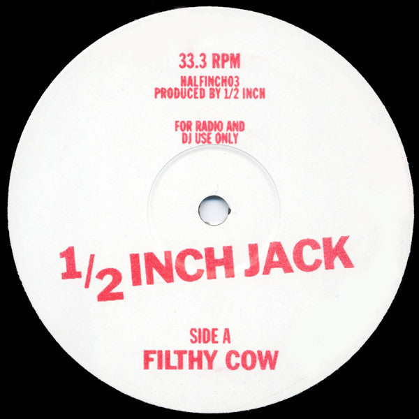 1/2 Inch Jack Adapter - Filthy Cow HALFINCH03 Audio Connector for Professional DJ Equipment & Home Studio Setup