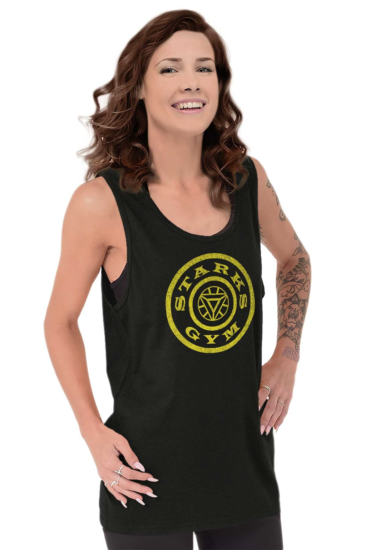 Funny Nerd Workout Gym Geek Tank Top T-Shirt for Men & Women - Iron Hero Graphic Tee for Fitness Enthusiasts & Comic Fans - Perfect for Gym, Workouts, and Casual Wear