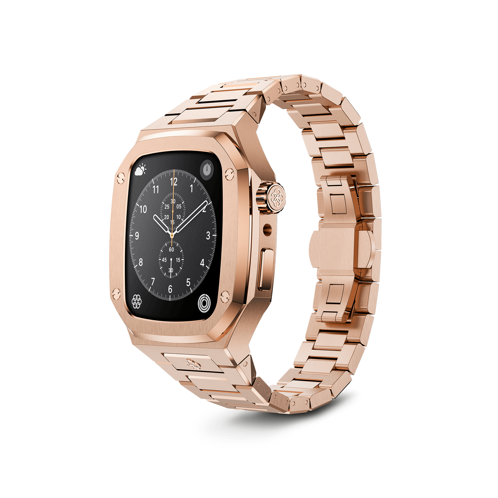 Apple Watch Case EV45 - Rose Gold Protective Cover for Apple Watch Series 1-8, SE - Slim Fit, Scratch-Resistant, Perfect for Workouts, Running & Everyday Use