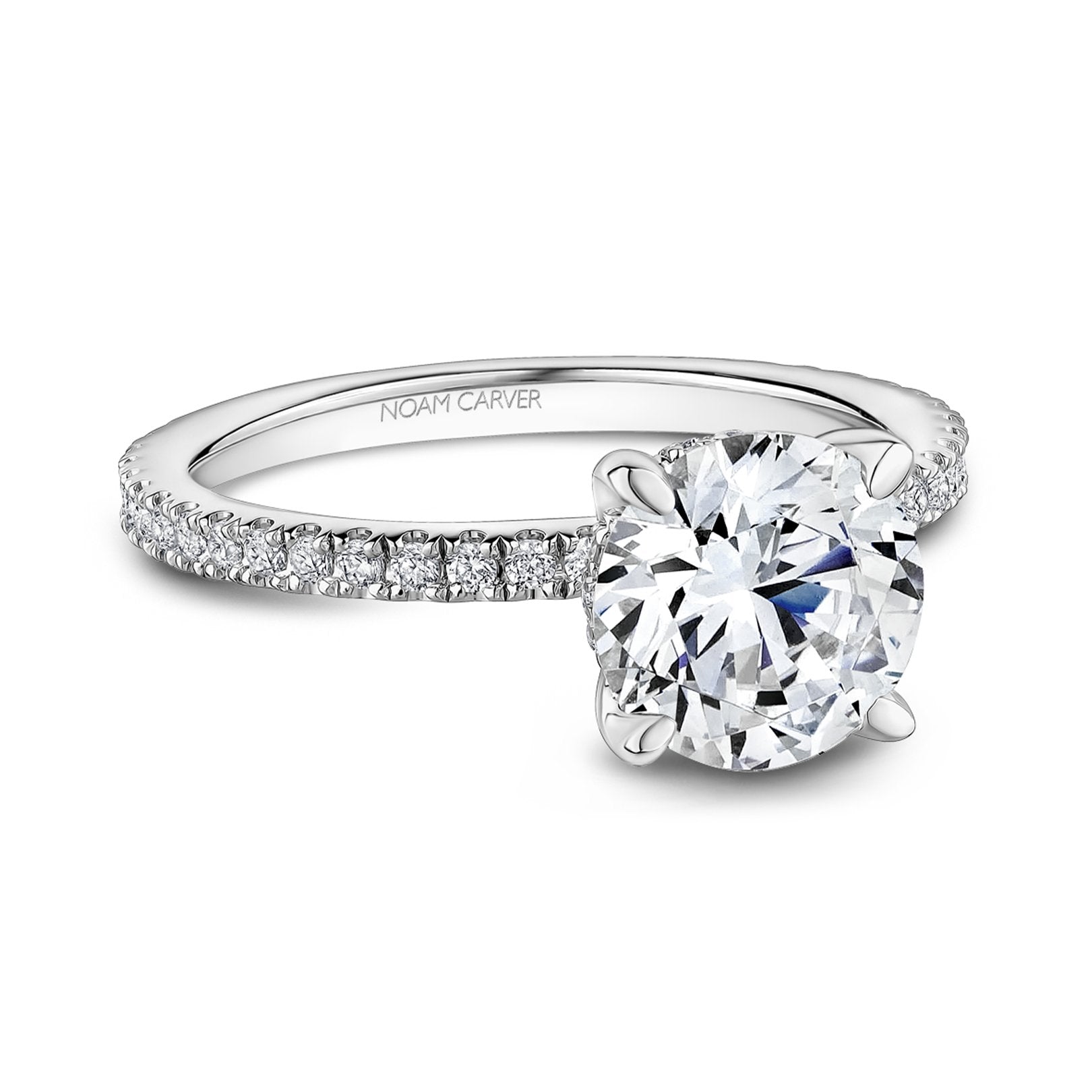 0.27 Carat Diamond Hidden Halo Engagement Ring for Women - Elegant Wedding Proposal & Anniversary Gift - Perfect for Bridal Jewelry & Special Occasions