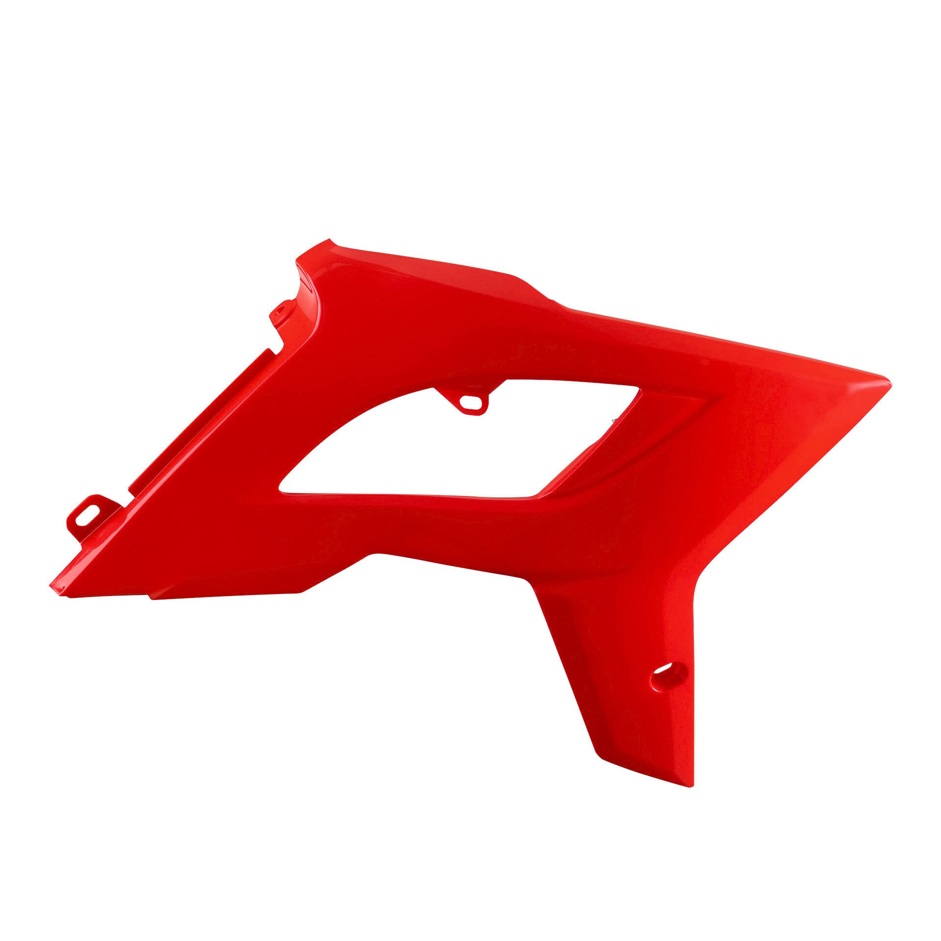 Polisport Restyle Radiator Scoops - High-Performance Motorcycle Cooling Accessories (Red) - Perfect for Dirt Bikes, ATVs & Off-Road Adventures