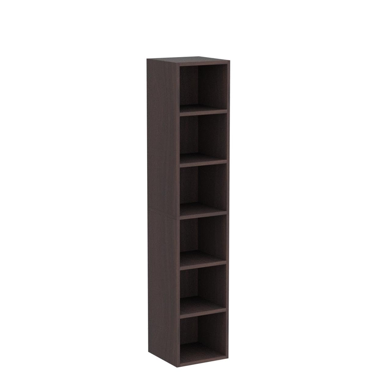 Tribesigns 70.9 Inch Tall Narrow Bookcase Set of 2 - Rustic Corner Bookcase with Storage, 6 Tier Cube Display Shelves for Home Office, Living Room, Bedroom & Study Organization
