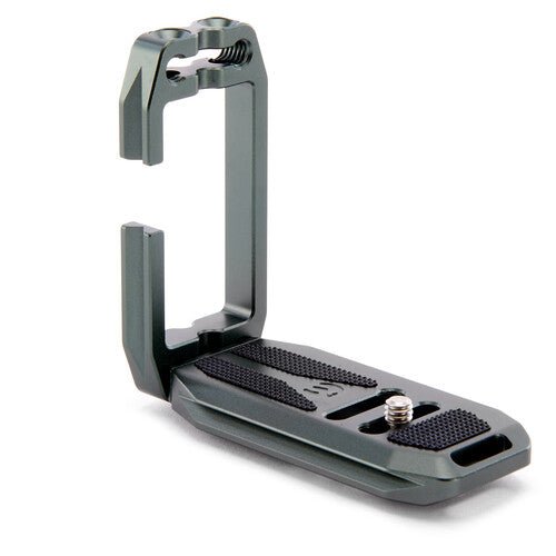 3 Legged Thing Lexie Universal L Bracket for DSLR Cameras - Multi-Function Quick Release Plate (Slate Gray) - Perfect for Tripod Mounting, Vlogging & Photography Accessories
